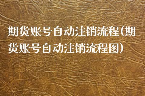 期货账号自动注销流程(期货账号自动注销流程图)_https://m.qdlswl.com_恒指在线直播间_第1张