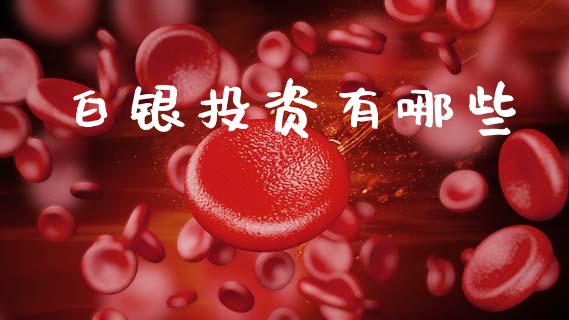 白银投资有哪些_https://m.qdlswl.com_恒生指数直播喊单_第1张