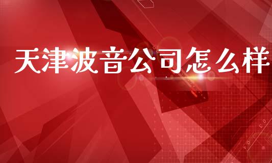 天津波音公司怎么样_https://m.qdlswl.com_恒指德指直播室_第1张