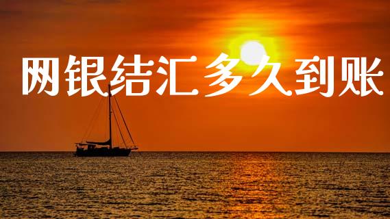 网银结汇多久到账_https://m.qdlswl.com_恒生指数直播喊单_第1张