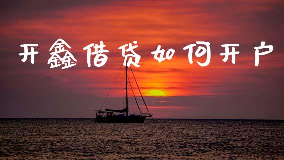 开鑫借贷如何开户_https://m.qdlswl.com_恒生指数直播喊单_第1张