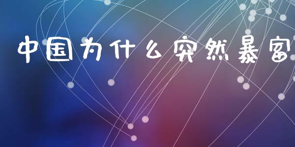 中国为什么突然暴富_https://m.qdlswl.com_恒指在线直播间_第1张