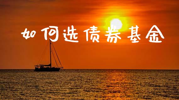 如何选债券基金_https://m.qdlswl.com_恒指在线直播间_第1张