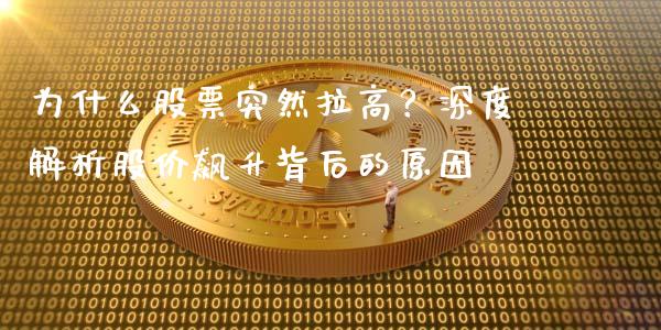 为什么股票突然拉高？深度解析股价飙升背后的原因_https://m.qdlswl.com_恒指德指直播室_第1张