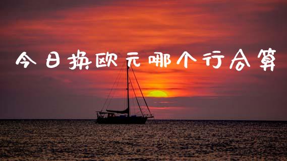 今日换欧元哪个行合算_https://m.qdlswl.com_恒指在线直播间_第1张