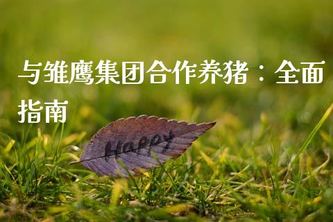 与雏鹰集团合作养猪：全面指南_https://m.qdlswl.com_恒指德指直播室_第1张