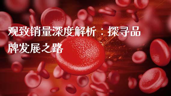 观致销量深度解析：探寻品牌发展之路_https://m.qdlswl.com_恒指德指直播室_第1张