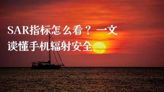 SAR指标怎么看？ 一文读懂手机辐射安全_https://m.qdlswl.com_恒指在线直播间_第1张
