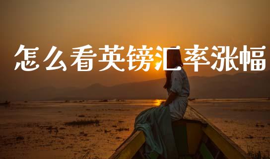 怎么看英镑汇率涨幅_https://m.qdlswl.com_恒指德指直播室_第1张