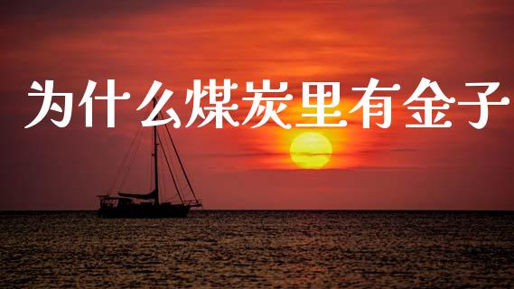 为什么煤炭里有金子_https://m.qdlswl.com_纳指直播_第1张
