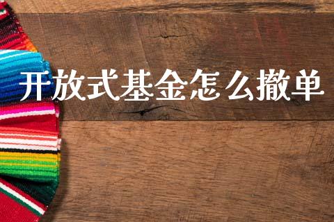 开放式基金怎么撤单_https://m.qdlswl.com_纳指直播_第1张