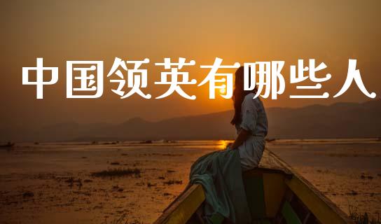 中国领英有哪些人_https://m.qdlswl.com_恒指德指直播室_第1张
