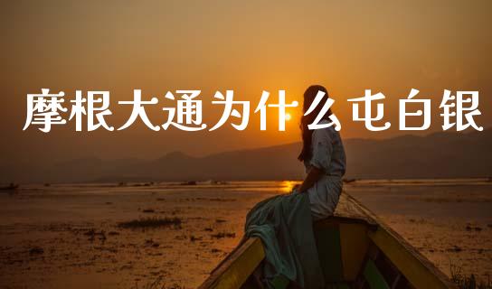 摩根大通为什么屯白银_https://m.qdlswl.com_纳指直播_第1张