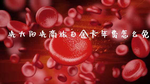 光大阳光商旅白金卡年费怎么免_https://m.qdlswl.com_恒指在线直播间_第1张