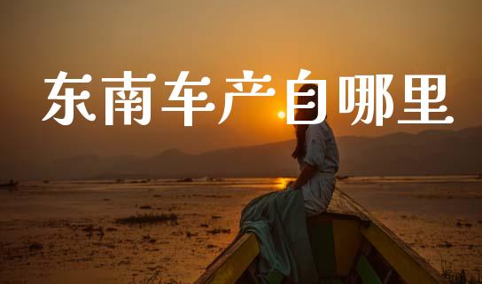 东南车产自哪里_https://m.qdlswl.com_恒生指数直播喊单_第1张