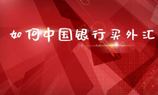 如何中国银行买外汇_https://m.qdlswl.com_恒指德指直播室_第1张