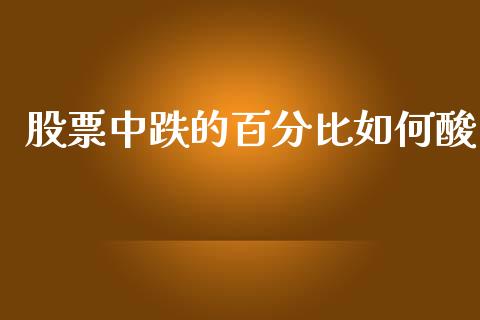 股票中跌的百分比如何酸_https://m.qdlswl.com_纳指直播_第1张