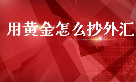 用黄金怎么抄外汇_https://m.qdlswl.com_恒生指数直播喊单_第1张