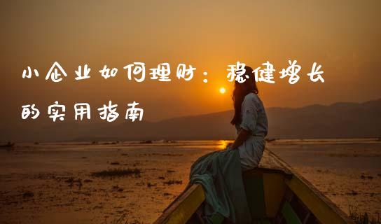 小企业如何理财：稳健增长的实用指南_https://m.qdlswl.com_恒指在线直播间_第1张