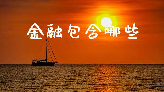 金融包含哪些_https://m.qdlswl.com_恒生指数直播喊单_第1张