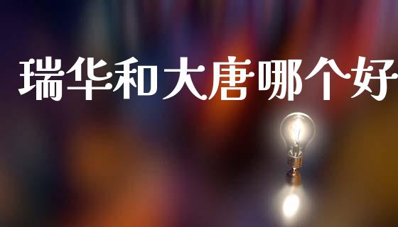 瑞华和大唐哪个好_https://m.qdlswl.com_恒指在线直播间_第1张
