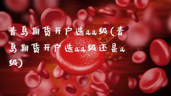 青岛期货开户选aa级(青岛期货开户选aa级还是a级)_https://m.qdlswl.com_纳指直播_第1张