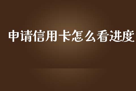 申请信用卡怎么看进度_https://m.qdlswl.com_纳指直播_第1张
