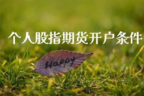 个人股指期货开户条件_https://m.qdlswl.com_纳指直播_第1张