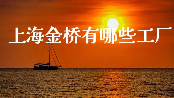 上海金桥有哪些工厂_https://m.qdlswl.com_纳指直播_第1张