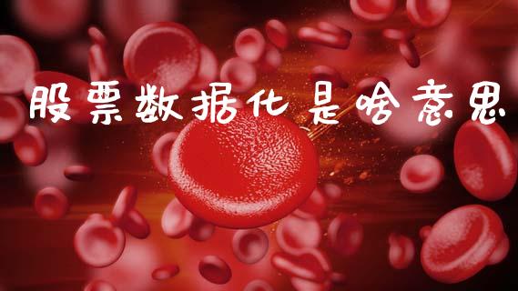 股票数据化是啥意思_https://m.qdlswl.com_纳指直播_第1张