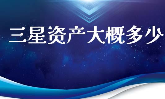 三星资产大概多少_https://m.qdlswl.com_恒指德指直播室_第1张
