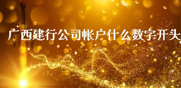 广西建行公司帐户什么数字开头_https://m.qdlswl.com_恒生指数直播喊单_第1张