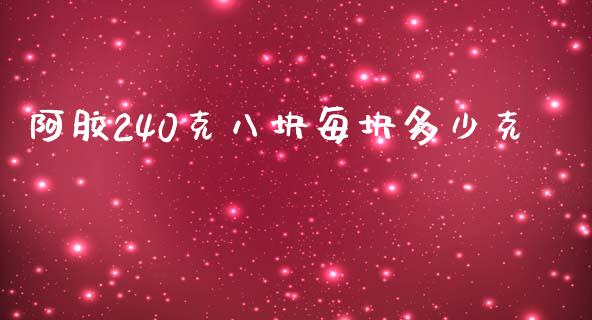 阿胶240克八块每块多少克_https://m.qdlswl.com_恒指在线直播间_第1张