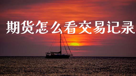 期货怎么看交易记录_https://m.qdlswl.com_纳指直播_第1张