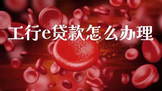 工行e贷款怎么办理_https://m.qdlswl.com_恒指德指直播室_第1张