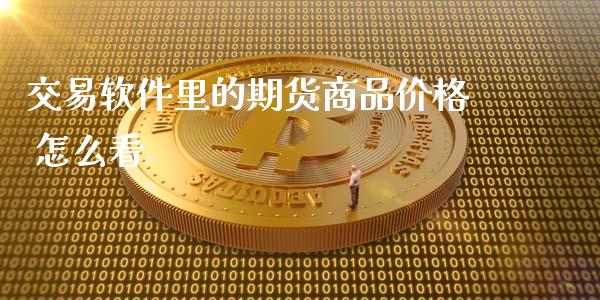 交易软件里的期货商品价格 怎么看_https://m.qdlswl.com_恒指在线直播间_第1张