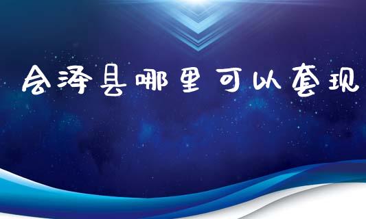 会泽县哪里可以套现_https://m.qdlswl.com_恒生指数直播喊单_第1张
