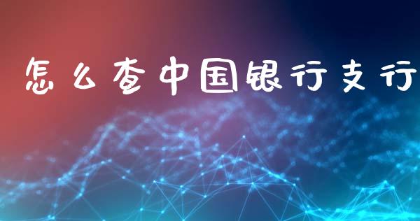 怎么查中国银行支行_https://m.qdlswl.com_恒指德指直播室_第1张