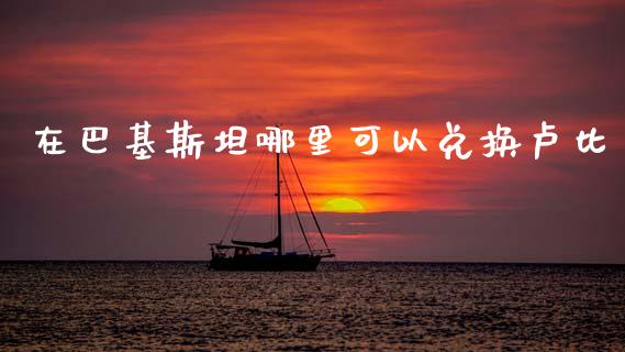 在巴基斯坦哪里可以兑换卢比_https://m.qdlswl.com_恒指在线直播间_第1张