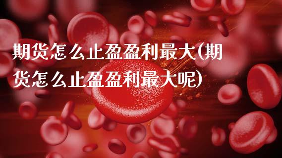 期货怎么止盈盈利最大(期货怎么止盈盈利最大呢)_https://m.qdlswl.com_恒生指数直播喊单_第1张