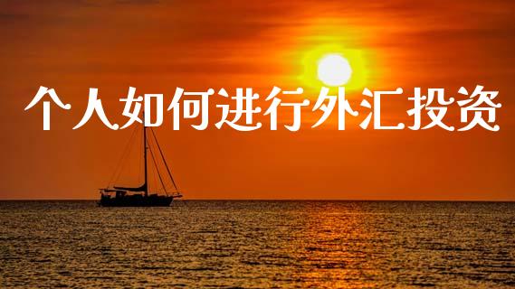 个人如何进行外汇投资_https://m.qdlswl.com_恒指德指直播室_第1张