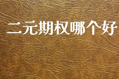 二元期权哪个好_https://m.qdlswl.com_纳指直播_第1张