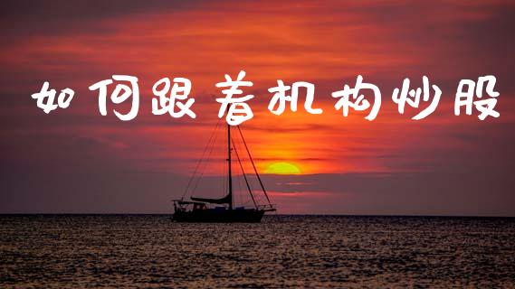 如何跟着机构炒股_https://m.qdlswl.com_恒生指数直播喊单_第1张