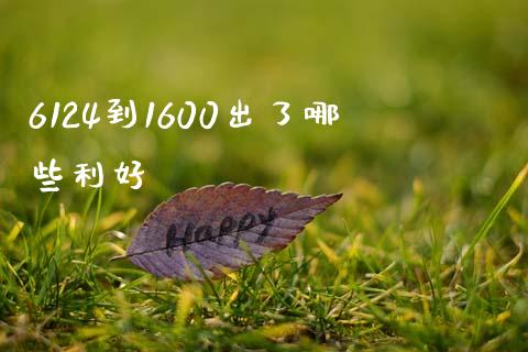 6124到1600出了哪些利好_https://m.qdlswl.com_恒指在线直播间_第1张