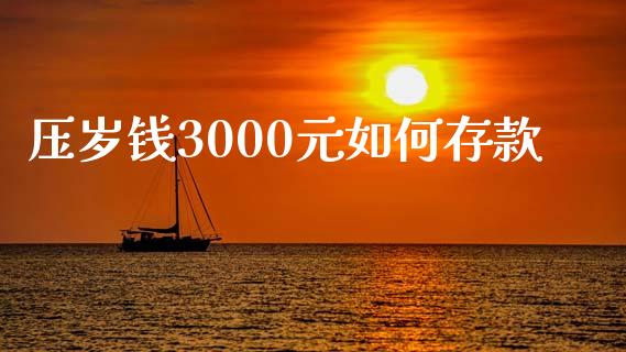 压岁钱3000元如何存款_https://m.qdlswl.com_恒指德指直播室_第1张