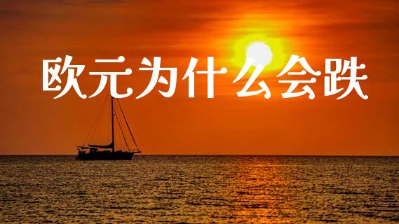 欧元为什么会跌_https://m.qdlswl.com_纳指直播_第1张