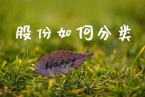 股份如何分类_https://m.qdlswl.com_恒指在线直播间_第1张