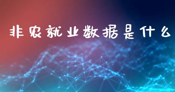 非农就业数据是什么_https://m.qdlswl.com_恒指在线直播间_第1张