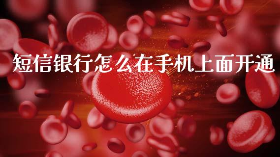 短信银行怎么在手机上面开通_https://m.qdlswl.com_纳指直播_第1张