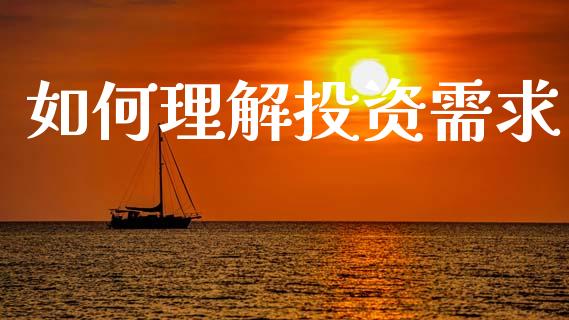 如何理解投资需求_https://m.qdlswl.com_纳指直播_第1张